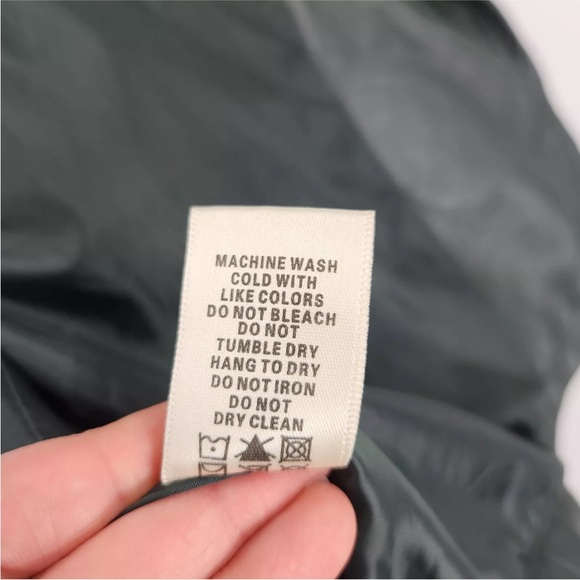 Max Studio Jacket Womens Medium Green Vegan Leather Moto Zip NEW - Picture 10 of 12